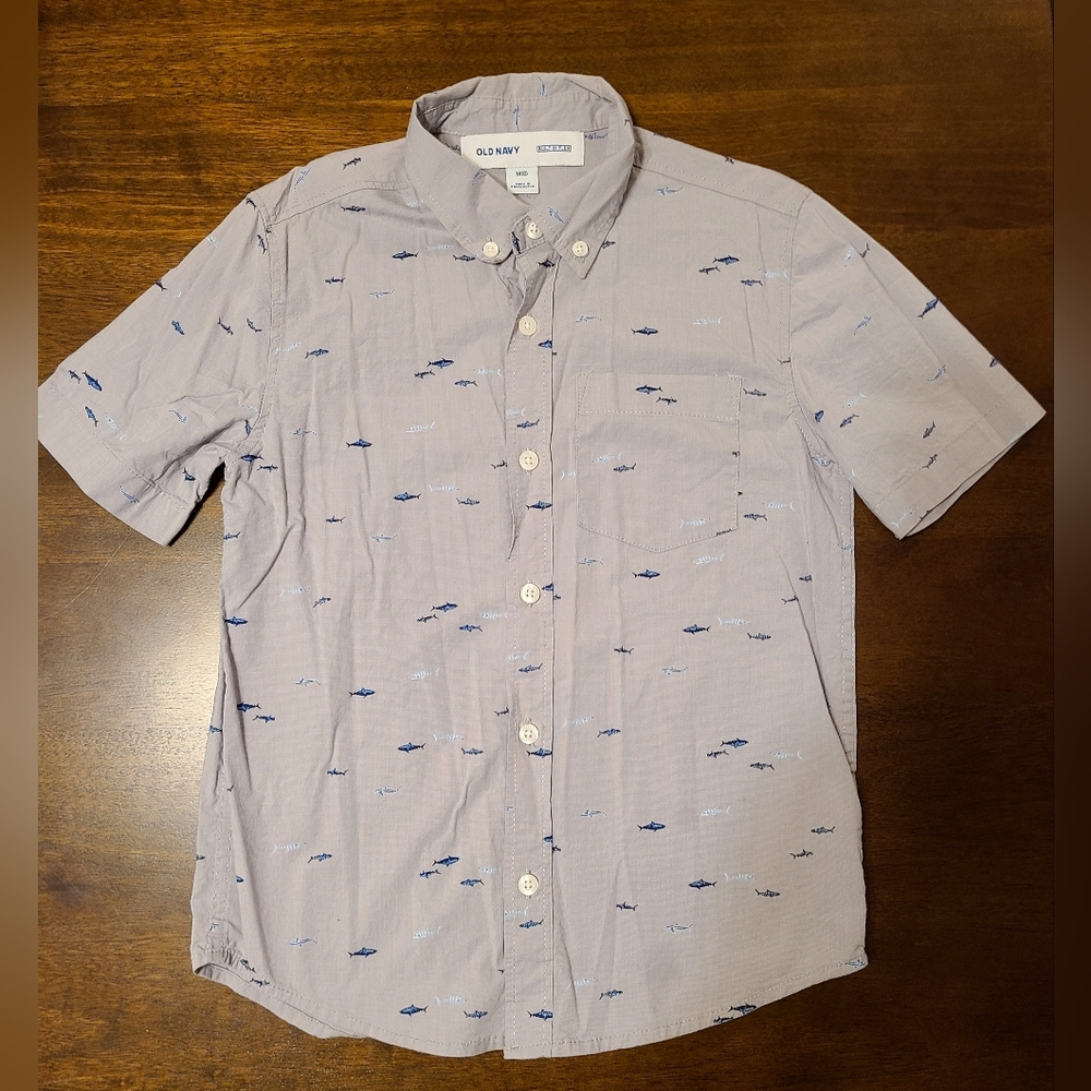 Old Navy Boys Shark Shirt